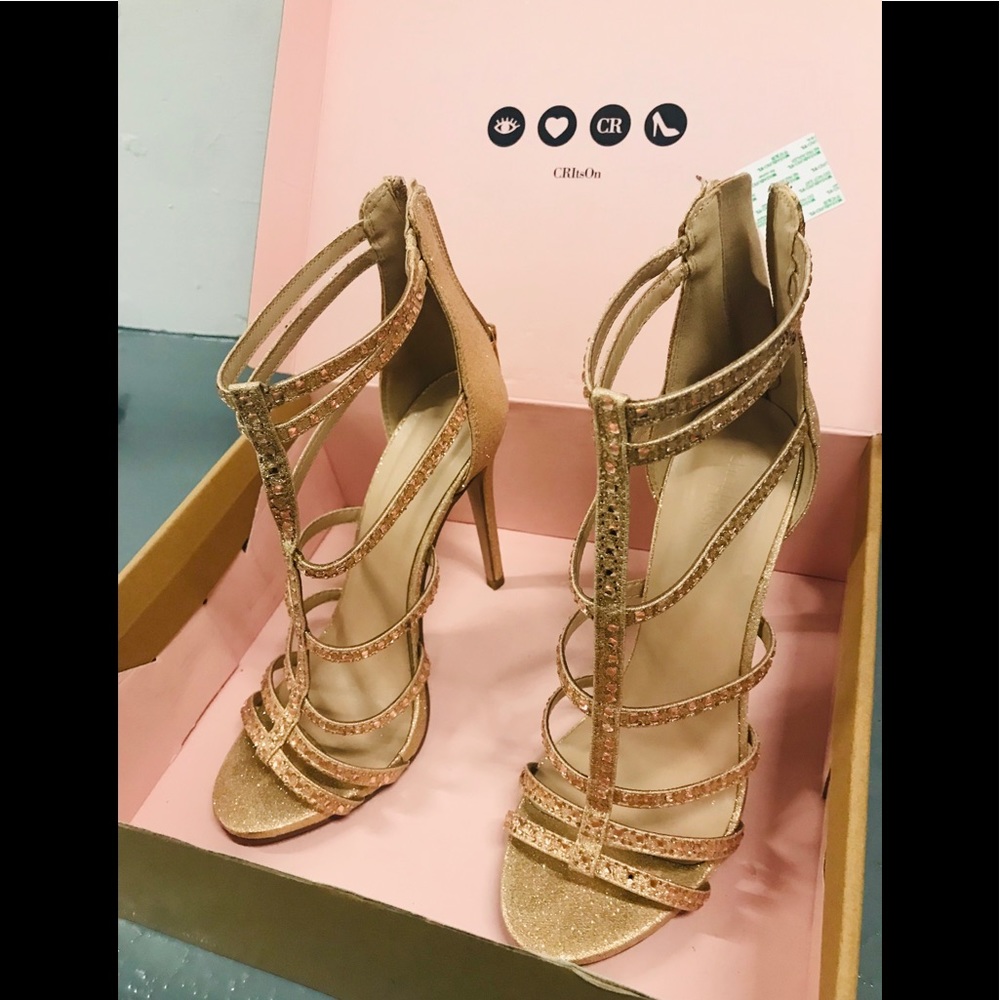 RoseGold Gladiator Heels